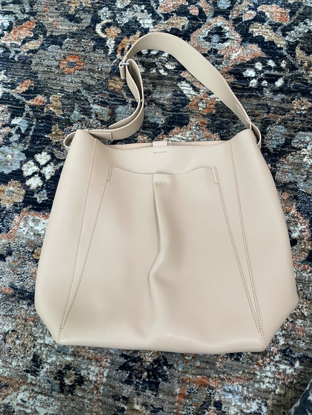 Everlane The Studio Leather Bag in Taupe